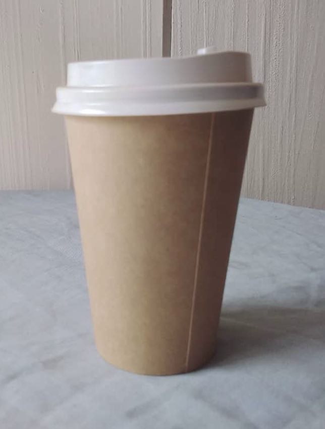 Gobelets carton · 350 ml · Brun