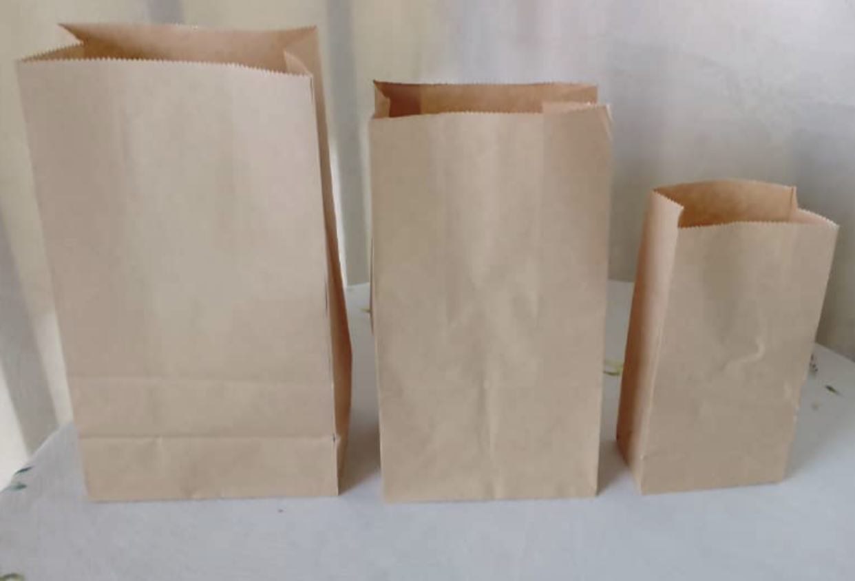 Sacs kraft sans poignée